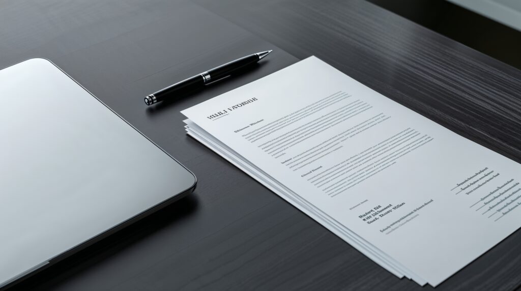 Professional resume and application materials for Amazon work from home jobs